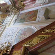 5. Velehrad 2015, bazilika Sv. Cyrila a Metoděje, boční kaple. Stav po restaurování celkový situace